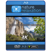 "California Waterfall Relaxation" 1 HR Dynamic 4K Nature Video