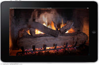 "Crackling Fireplace" Looping Nature Relaxation Video Screensaver HD 1080p