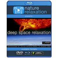 "Deep Space Relaxation" The Sun 1 HR Dynamic 4K Video w Music