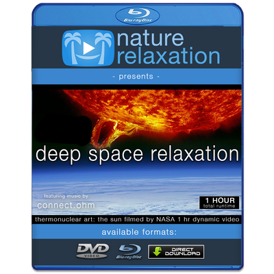 "Deep Space Relaxation" The Sun 1 HR Dynamic 4K Video w Music