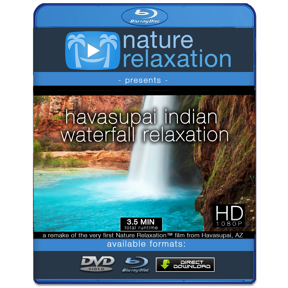 "Havasupai Indian Waterfall Relaxation" The Classic by David Huting