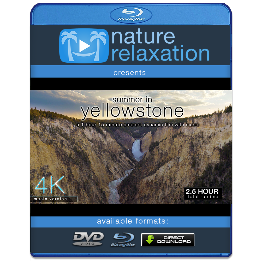 "Summer in Yellowstone" 1.25HR Dynamic 4K Ambient Nature Film w Music