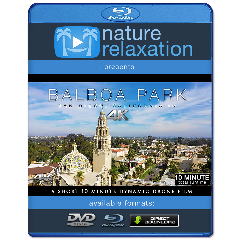 "Balboa Park in 4K" San Diego 10 MIN Dynamic Film + Music 4K