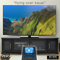 "Flying Over Kauai" Hawaii 1.5 HR Aerial Film in 4K UHD w/ Music