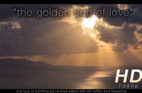 "The Golden Sun of Love" 528 HZ Love Frequency 1 Hour Meditation Video