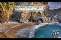 "McWay Falls, Big Sur" 45 Min Dynamic Nature Video 1080p