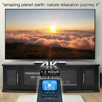 "Amazing Planet Earth: Nature Relaxation Journey 4" 1.2 HR Dynamic Film in 4K