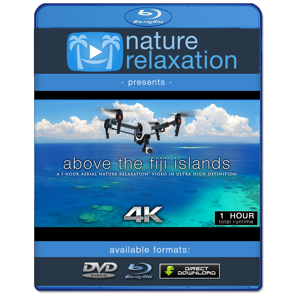 "Above the Fiji Islands" 1 HR DRONE Film in 4K UHD w/ Music