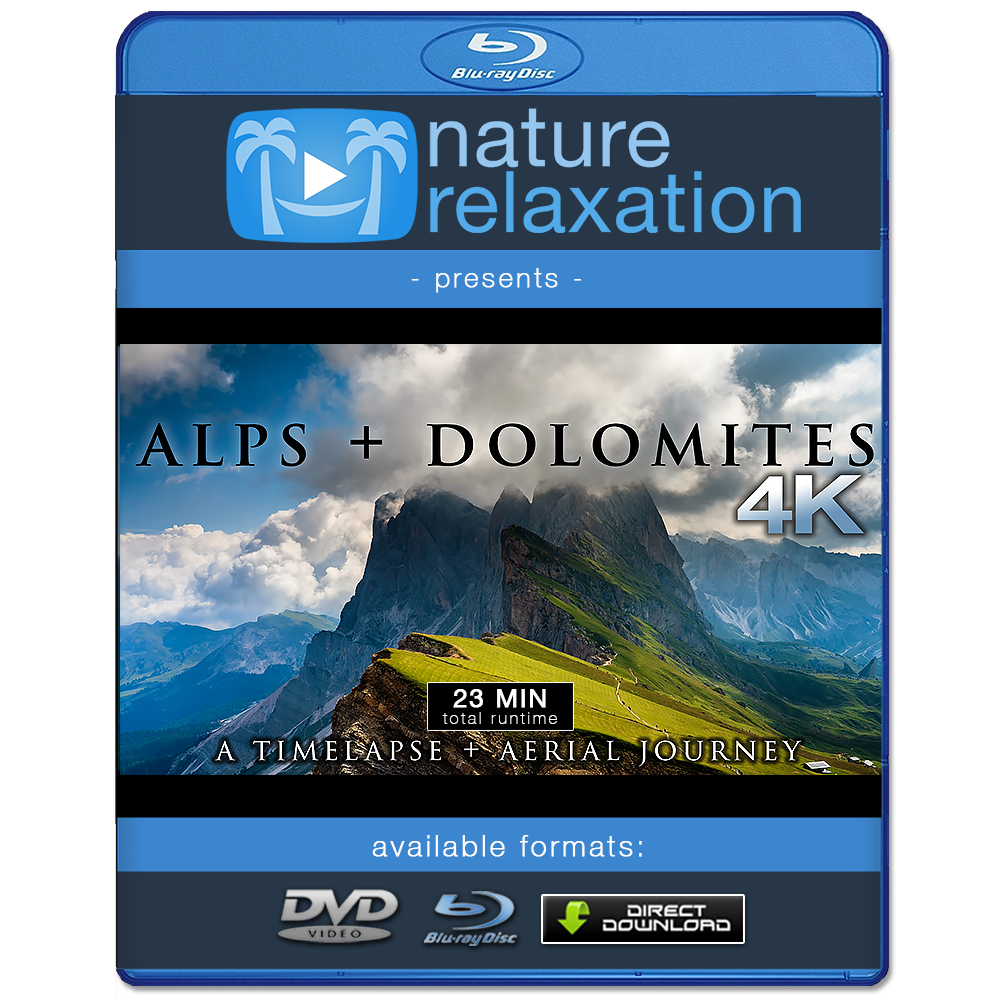 "Alps + Dolomites" Timelapse 23 MIN Dynamic Music Video 4K