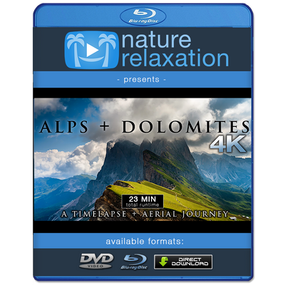 "Alps + Dolomites" Timelapse 23 MIN Dynamic Music Video 4K