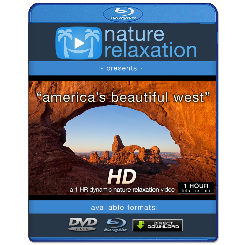 "America's Beautiful West" HD Nature Relaxation Video 1 Hour 1080p