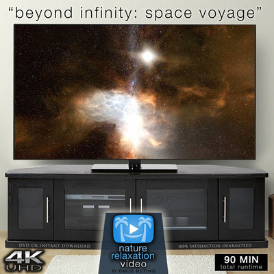 "Beyond Infinity" 90 Minute Space Voyage Video + Music in 4K