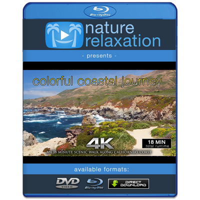 "Colorful Coastal Journey" 18 MIN Dynamic Walk & Flight in 4K