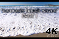 "Coronado Beach Waves" Two 1 HR Static Nature Relaxation Videos