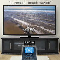 "Coronado Beach Waves" Two 1 HR Static Nature Relaxation Videos