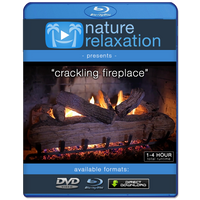 "Crackling Fireplace" Looping Nature Relaxation Video Screensaver HD 1080p