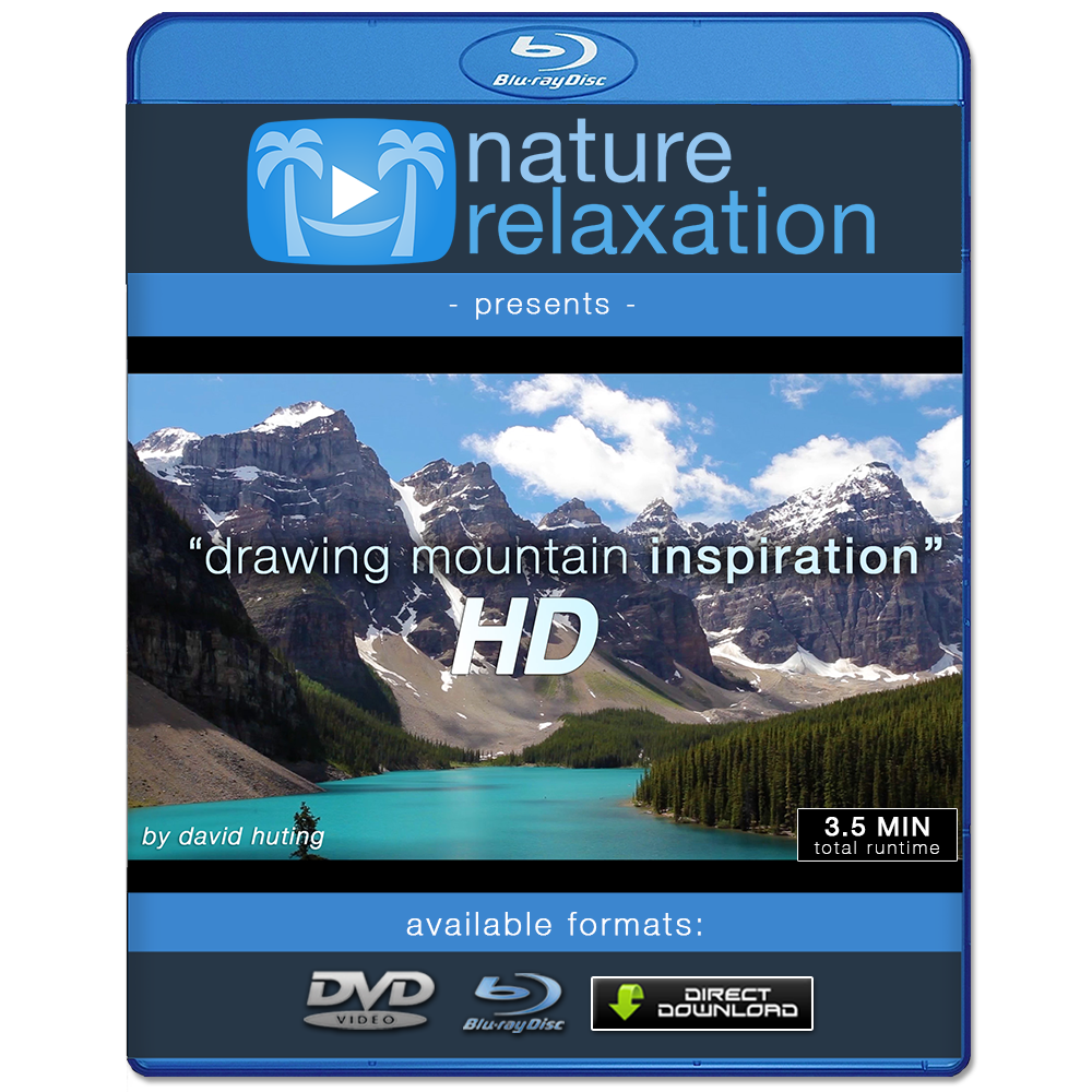 "Drawing Mountain Inspiration" Uplifting Short Nature Music Video HD 1080p