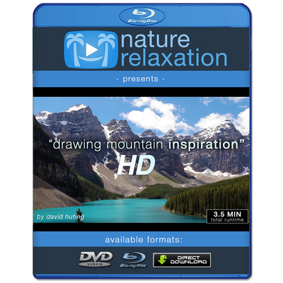 "Drawing Mountain Inspiration" Uplifting Short Nature Music Video HD 1080p