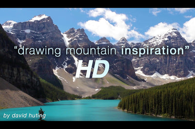"Drawing Mountain Inspiration" Uplifting Short Nature Music Video HD 1080p