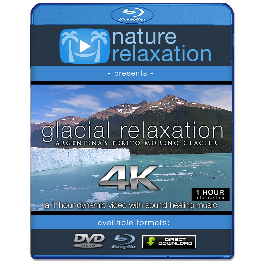 "Glacial Relaxation" 1 HR Dynamic 4K Music Video w Sound Healing