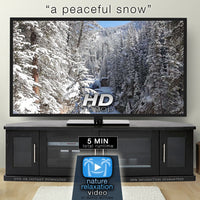 "A Peaceful Snow" Short 5 MIN Winter Music Video HD 1080p