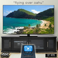 "Flying Over Oahu" Hawaii 1.5 HR Aerial Film in 4K UHD w/ Music