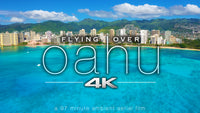 "Flying Over Oahu" Hawaii 1.5 HR Aerial Film in 4K UHD w/ Music