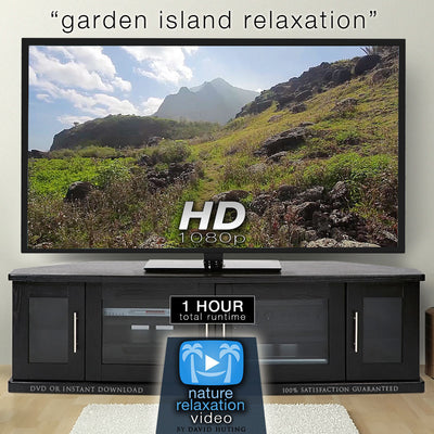 "Garden Island Relaxation" Tropical 1 Hour Nature Relaxation Video HD 1080p