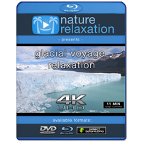 "Glacial Voyage Relaxation" 11 MIN Dynamic Nature + Music Video
