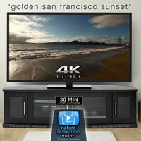 "Golden San Francisco Sunset" 30 MIN Dynamic Nature Video 4K