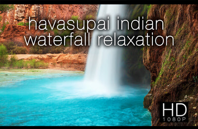 "Havasupai Indian Waterfall Relaxation" The Classic by David Huting