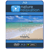 "Hawaii Beaches: Oahu" 90 MIN Dynamic Nature Video 4K