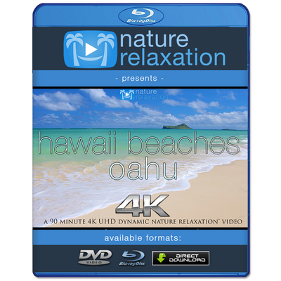 "Hawaii Beaches: Oahu" 90 MIN Dynamic Nature Video 4K