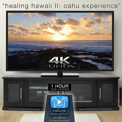 "Healing Hawaii II: Oahu" 1 HR Dynamic 4K UHD Nature Video