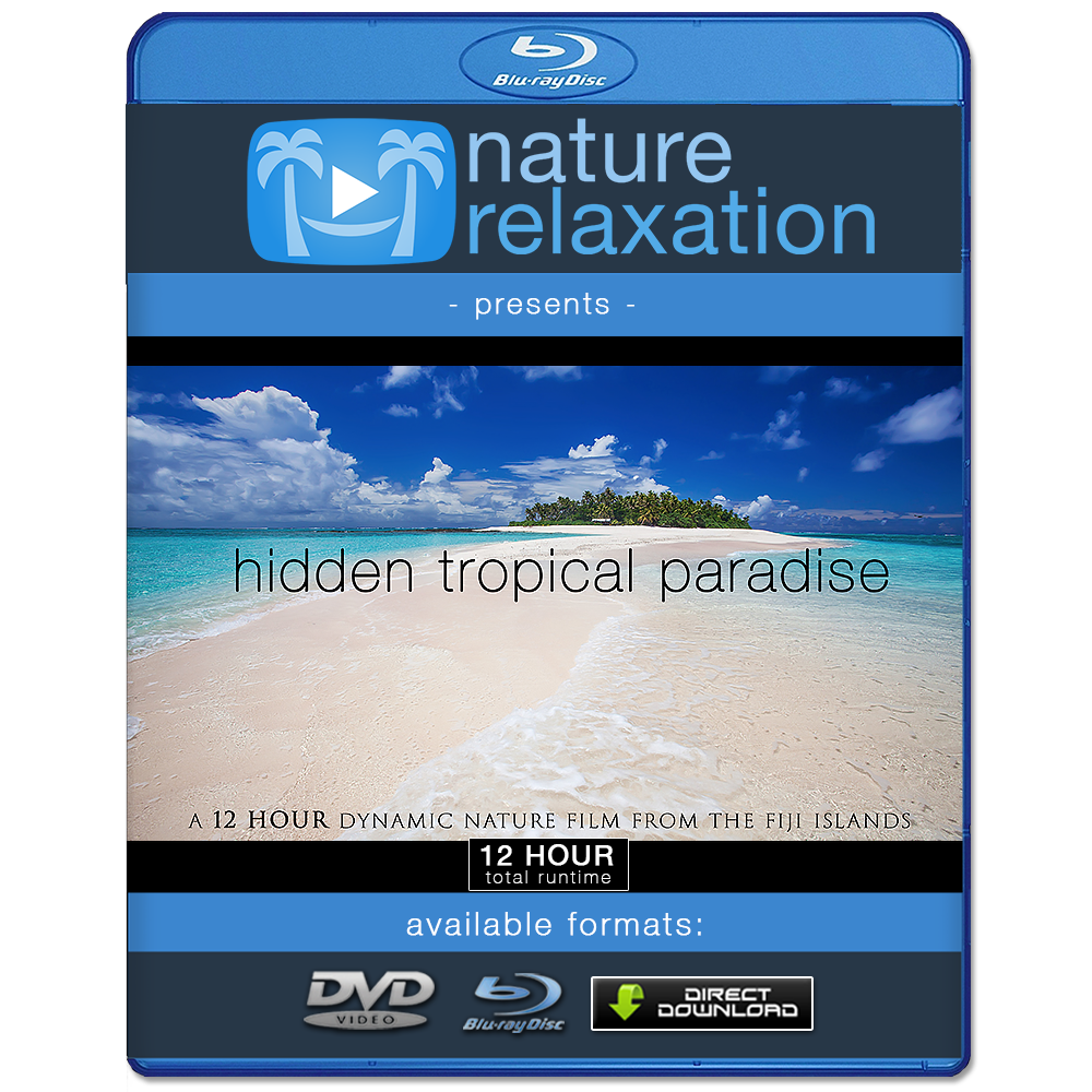 "Hidden Tropical Paradise" Fiji Islands 12 Hour Ambient Film  w Music HD
