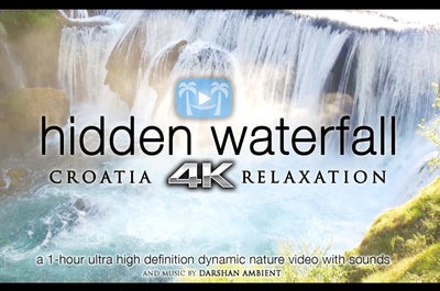 "Hidden Waterfall Relaxation" Croatia 1 HR Dynamic 4K Nature Video