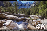 "King River Cascades" Static Nature Video Scene 4K UHD