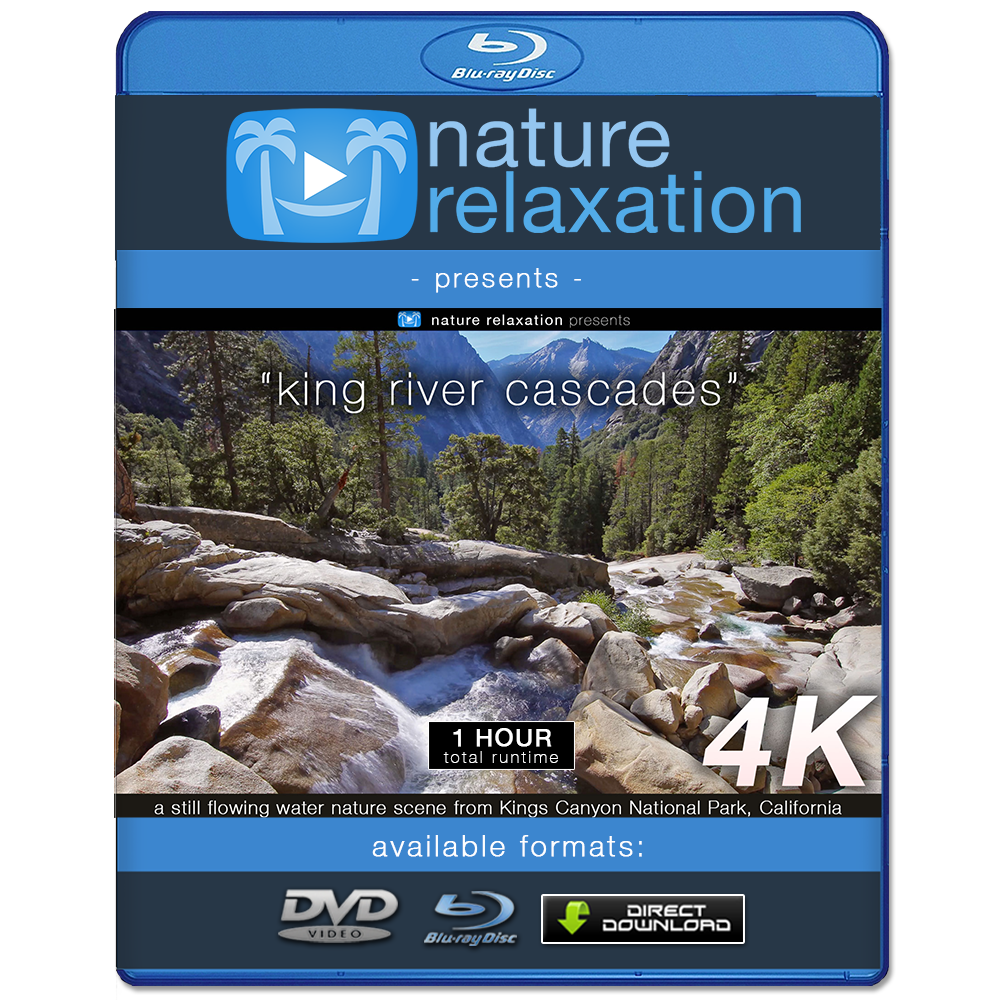 "King River Cascades" Static Nature Video Scene 4K UHD