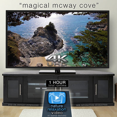 "Magical Mcway Cove" Looping 4K Nature Relaxation Video from Big Sur, California