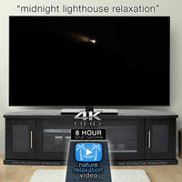 "Midnight Lighthouse" 8 HR Sleep Enhancing Screen Blackout Video 4K