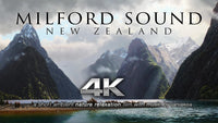 "New Zealand's Milford Sound" 5 Minute Dynamic 4K Music Video