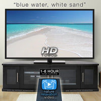 "Blue Water, White Sand" Looping Nature Relaxation Screensaver HD