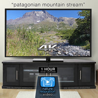 "Patagonian Mountain Stream" 1 HR  Static Nature Video 4K