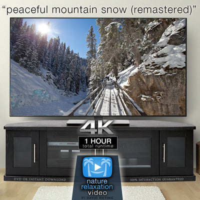 "Peaceful Mountain Snow (Remastered)" 1 HR Dynamic Nature Film in HD