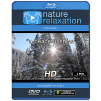 "A Peaceful Snow" Short 5 MIN Winter Music Video HD 1080p