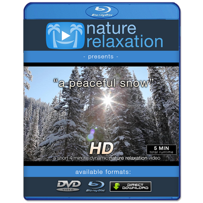 "A Peaceful Snow" Short 5 MIN Winter Music Video HD 1080p