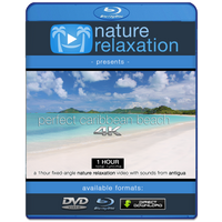 "Perfect Caribbean Beach" 1 Hour 4K Static Nature Video