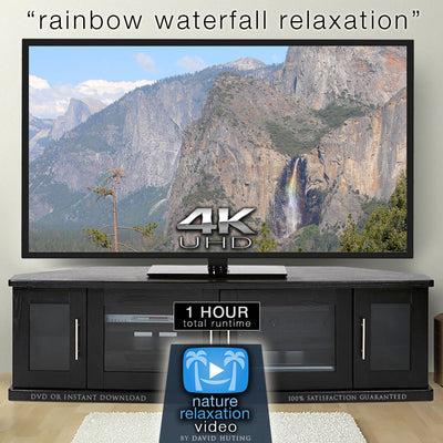 "Rainbow Waterfall Relaxation" Yosemite 4K Nature Relaxation Video