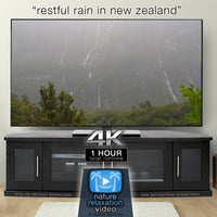 "Restful Rain in New Zealand" 1 HR Dynamic 4K Ambient Nature Film