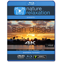 "San Diego Coastal Relaxation" 1 HR Dynamic 4K Nature Video